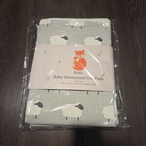 New 3 Pack Waterproof Crib Sheets Potty Training Mat Change Pad Pee Incontinence